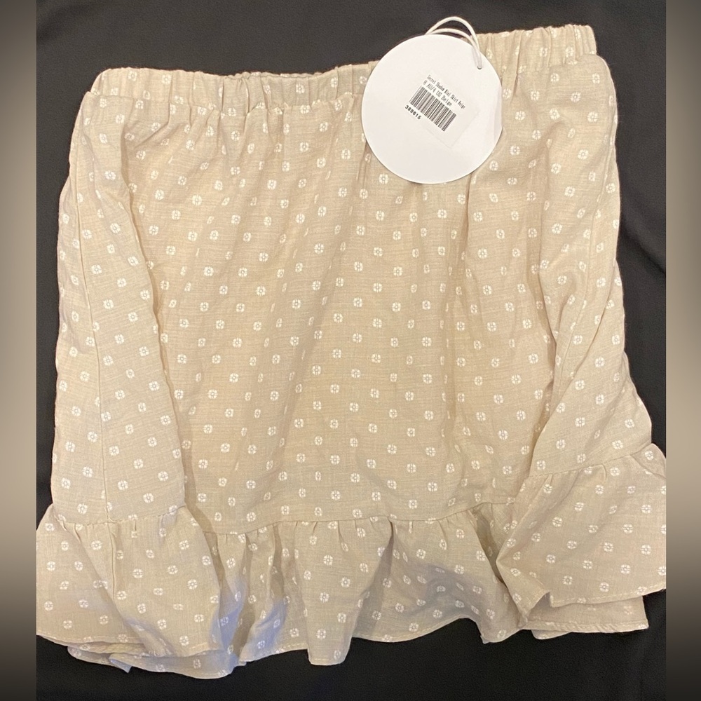 NWT Princess Polly Beige Mini Skirt